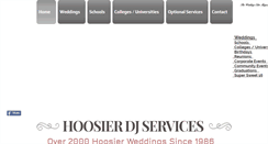 Desktop Screenshot of hoosierdj.com